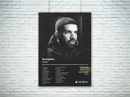 Modern Music Album Canvas Poster