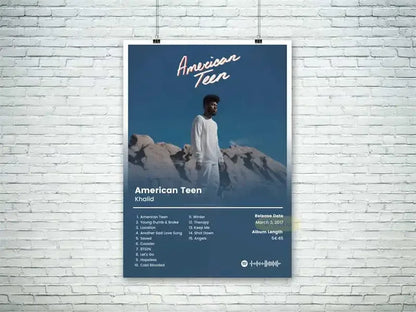 Modern Music Album Canvas Poster