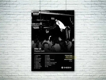 Modern Music Album Canvas Poster