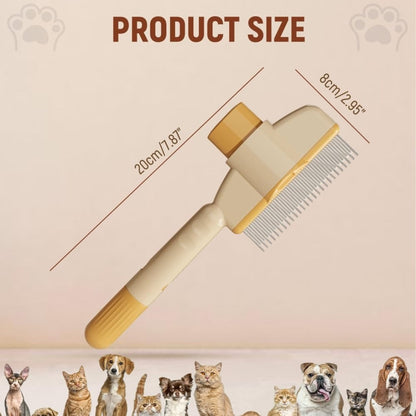 Self-Cleaning Cat Hair Removal Brush