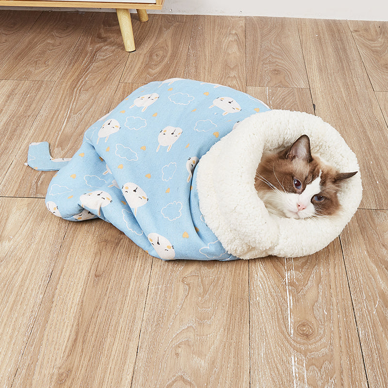 Plushy Cat Sleeping Bag