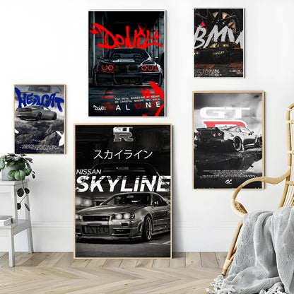 Street Legends Wall Canvas Art