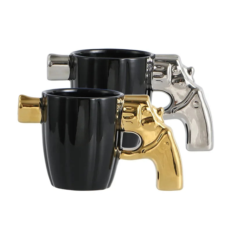 Revolver Gun Coffee Mug