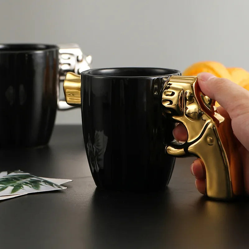 Revolver Gun Coffee Mug