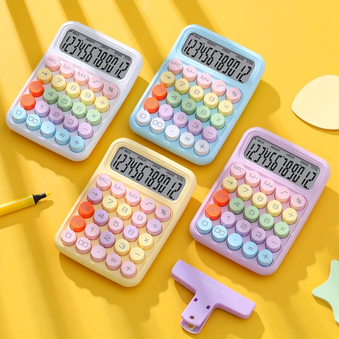 Candy Coloured Desktop Calculator