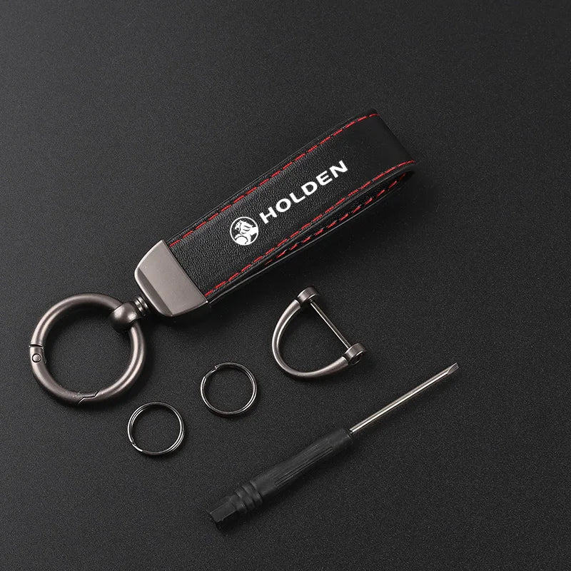 Deluxe Leather Holden Keychain