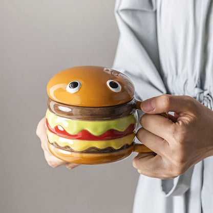 Hamburger Ceramic Coffee Mug