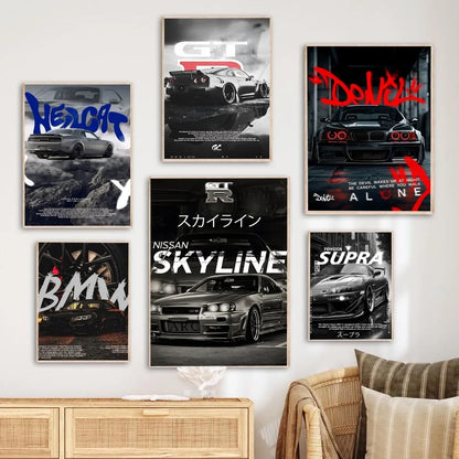 Street Legends Wall Canvas Art
