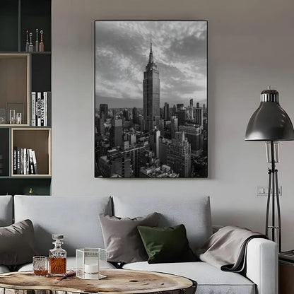 Monochrome New York City Wall Poster