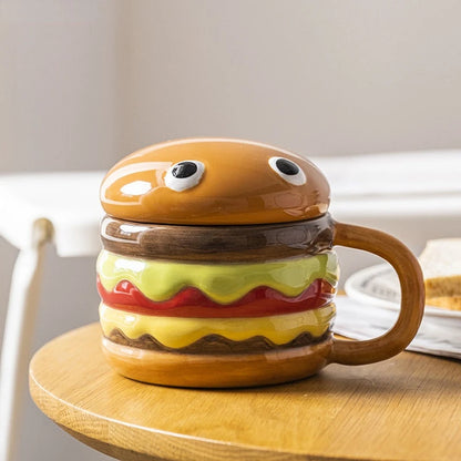 Hamburger Ceramic Coffee Mug