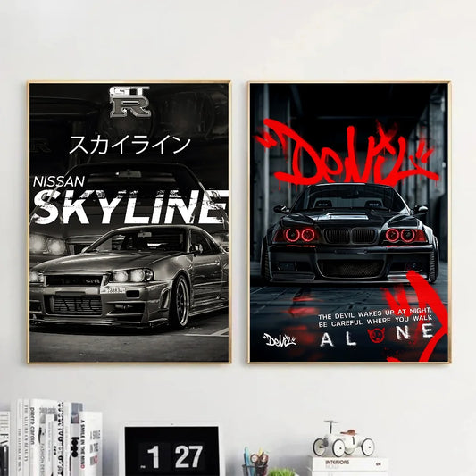 Street Legends Wall Canvas Art