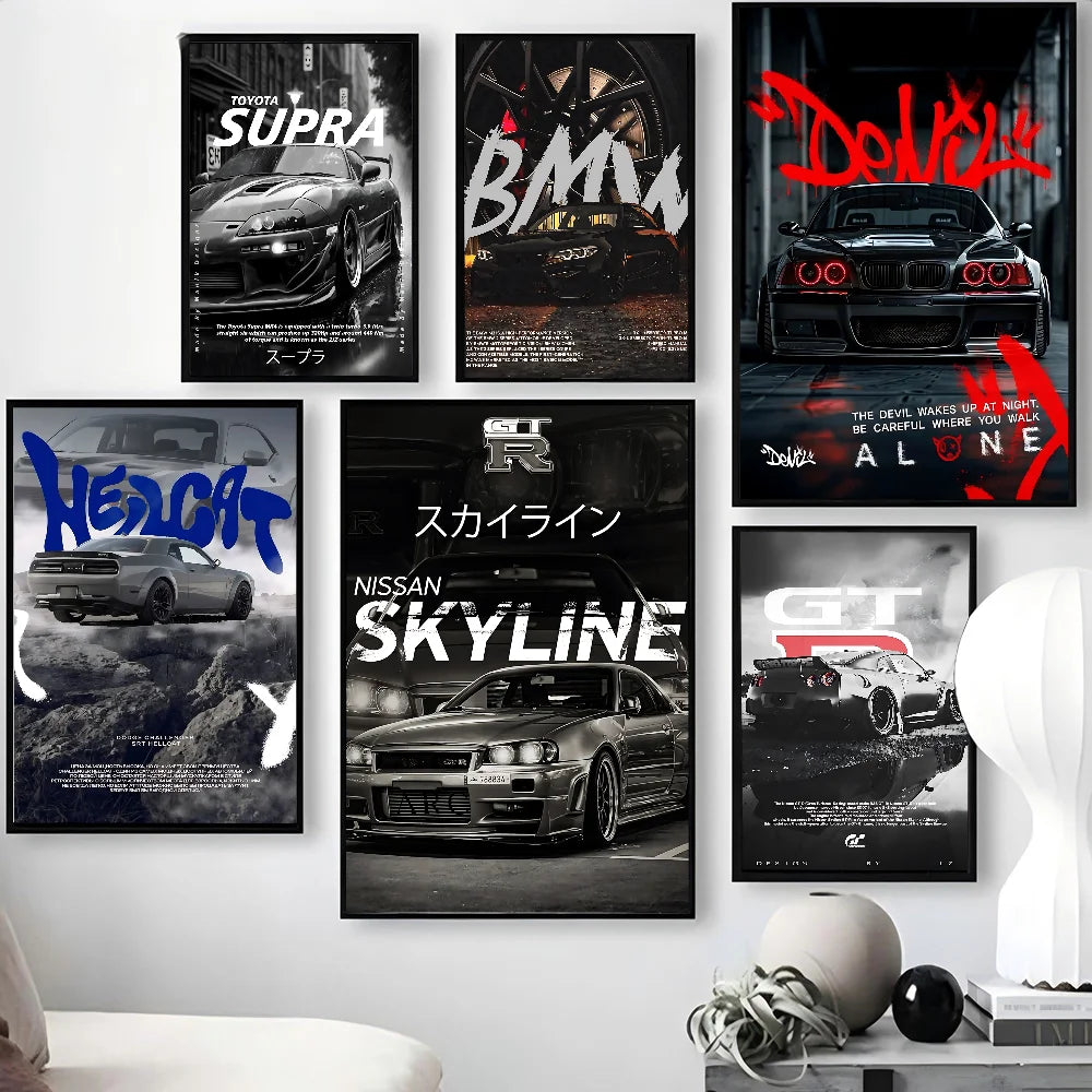 Street Legends Wall Canvas Art