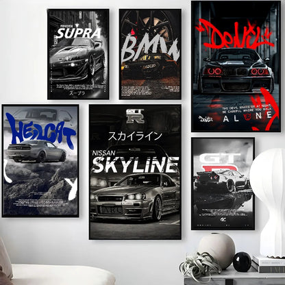 Street Legends Wall Canvas Art