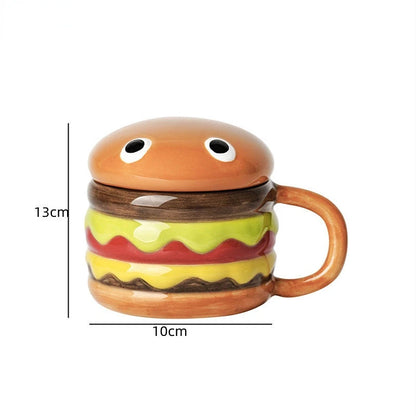 Hamburger Ceramic Coffee Mug