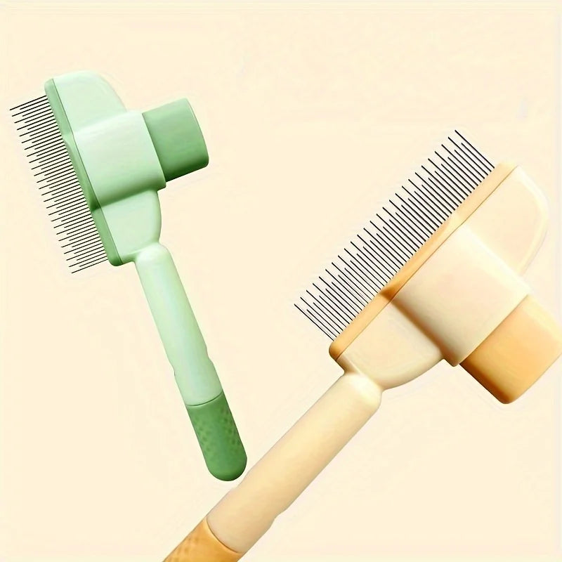 Self-Cleaning Cat Hair Removal Brush