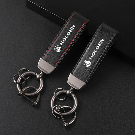 Deluxe Leather Holden Keychain