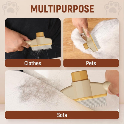 Self-Cleaning Cat Hair Removal Brush