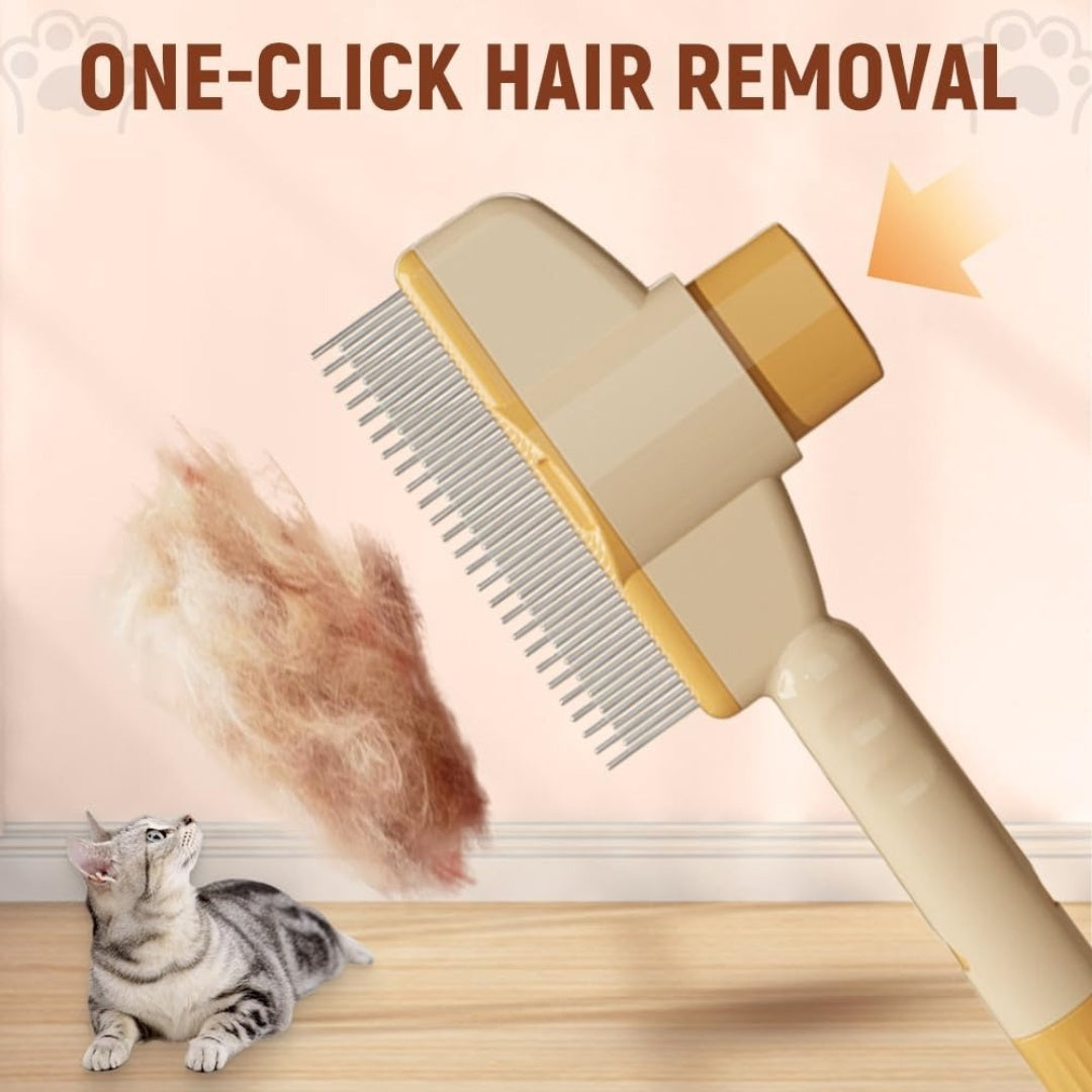 Self-Cleaning Cat Hair Removal Brush