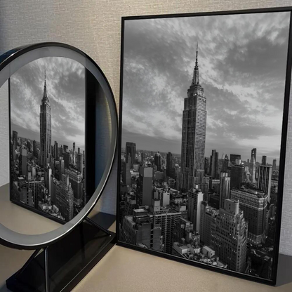 Monochrome New York City Wall Poster